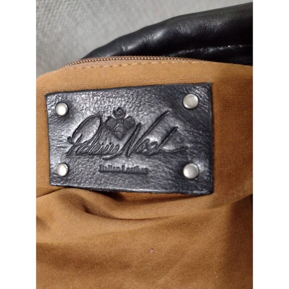 PATRICIA NASH MAYA Woven Straw Bucket Bag Purse Leather Trim Tassel Zip Italy - Picture 3 of 16